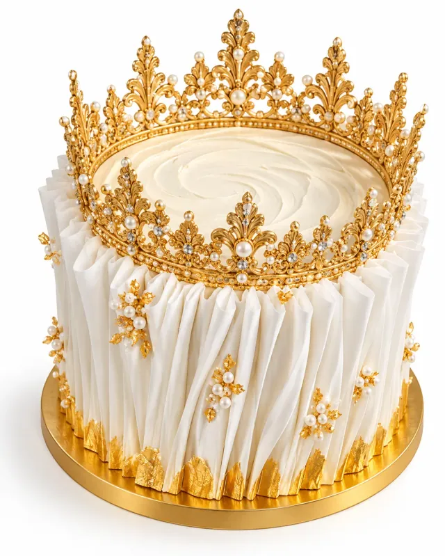 Visuel d’inspiration : Couronne dorée